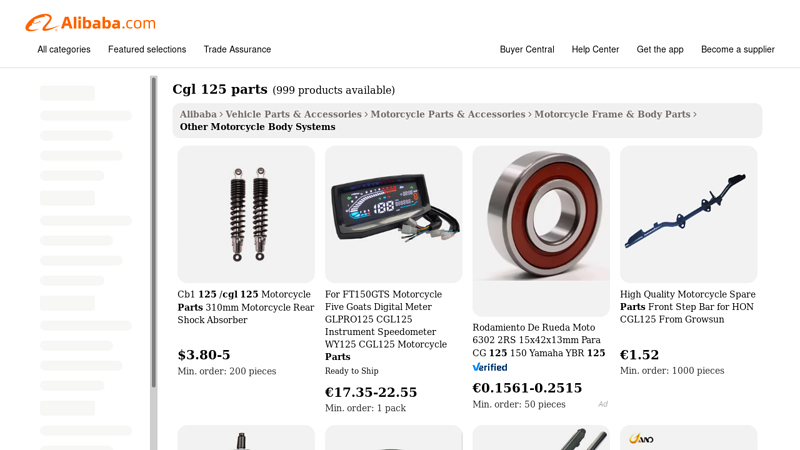 Verified Supplier Cgl 125 Parts Durable Shock Absorber honda cgl 125 parts