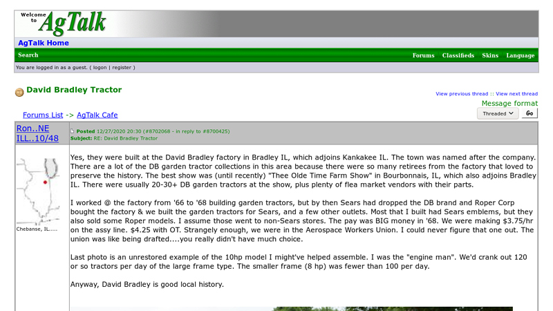 Viewing a thread david bradley tractor parts