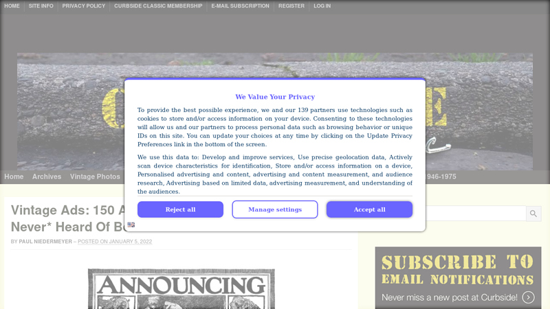 Vintage Ads usados truck parts