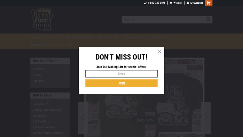 Vintage Parts of Arizona car parts tucson az