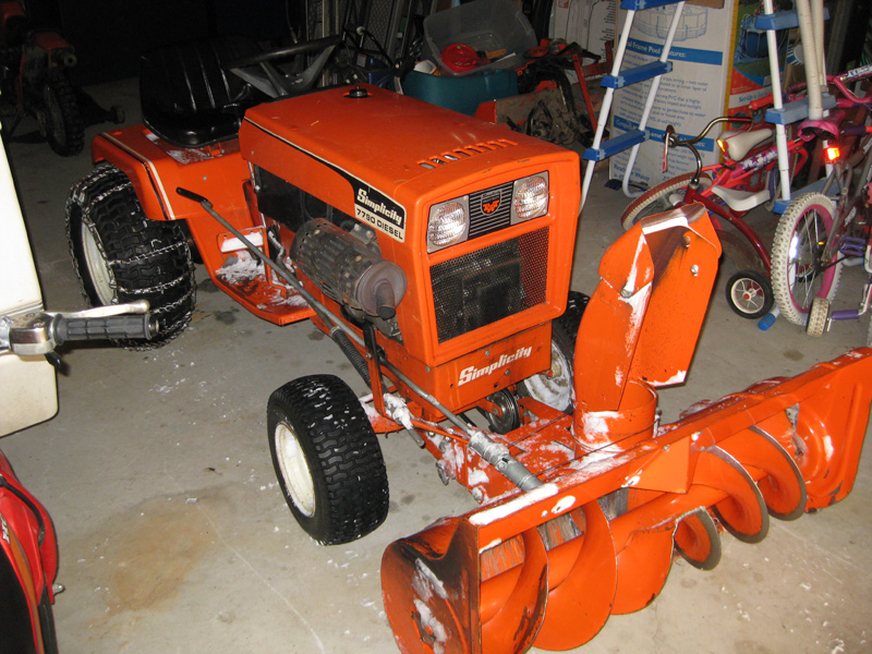 Vintage Simplicity Tractor Parts guide