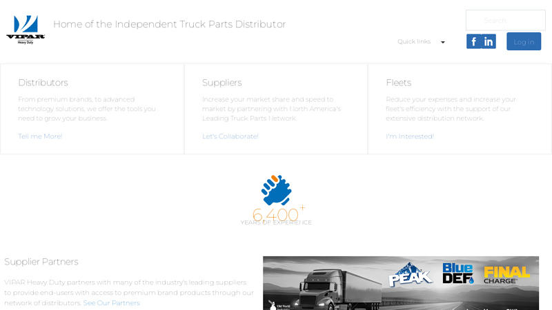 VIPAR Heavy Duty texas truck parts & tires