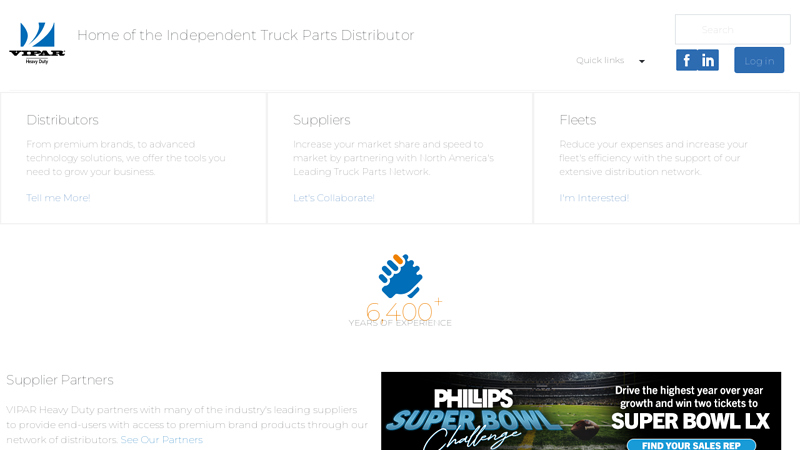 VIPAR Heavy Duty attp truck parts