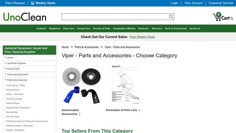 Viper Equipment & Machine Accessories viper auto scrubber parts