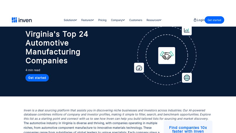 Virginia's  Automotive Manufacturing Companies virginia car parts