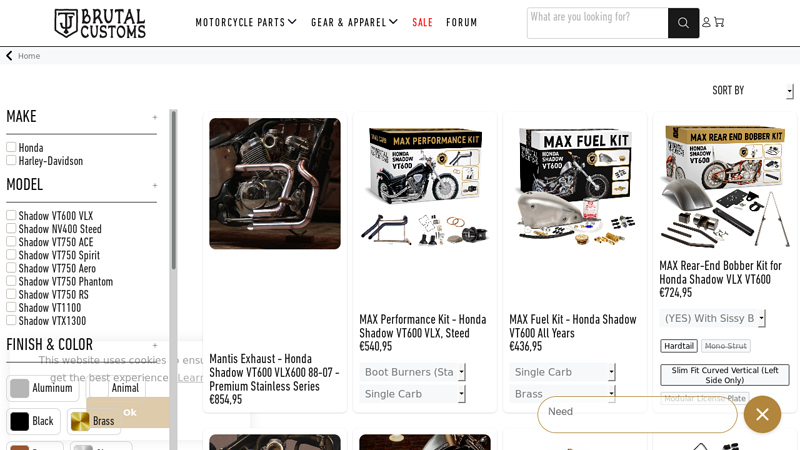 VLX 600 Custom Parts honda shadow aftermarket parts