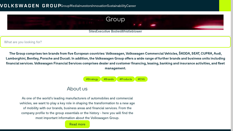 Volkswagen Group vw car parts