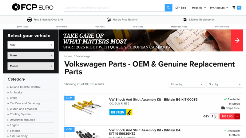 Volkswagen Parts volkswagen car parts