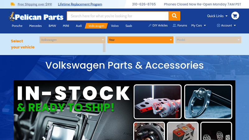 Volkswagen Parts and Accessories volkswagen auto parts near me