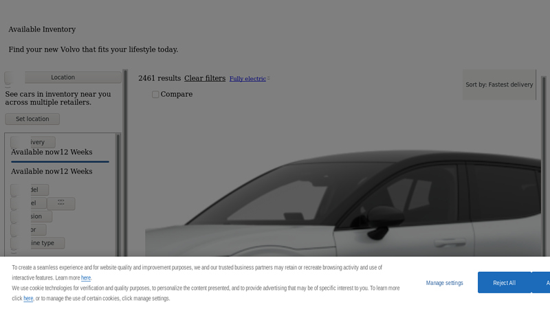 Volvo Car Inventory & Car Stock volvo cars white plains service & parts center