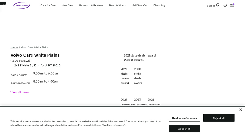 Volvo Cars White Plains volvo cars white plains service & parts center