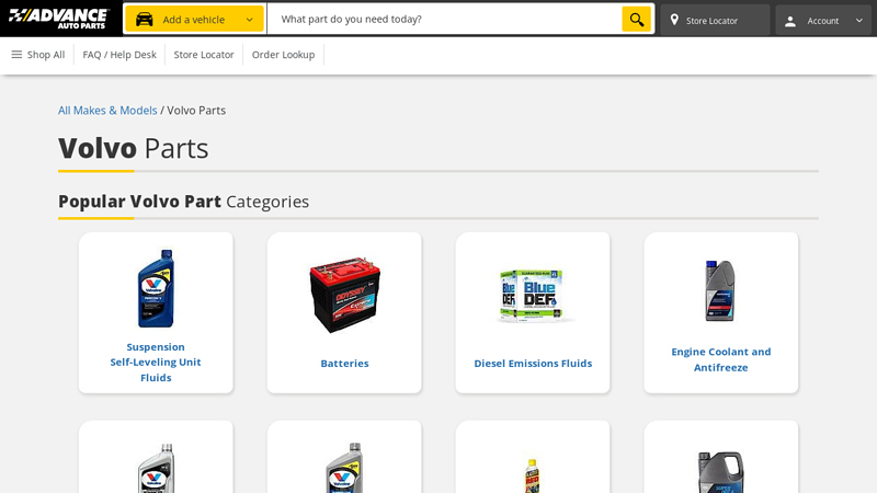 Volvo Parts Catalog volvo auto parts near me