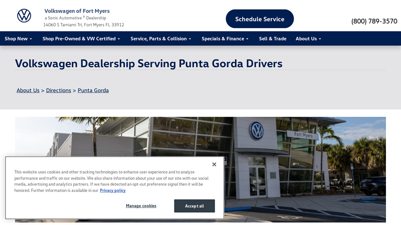 VW Dealership Serving Punta Gorda Drivers car parts 33983