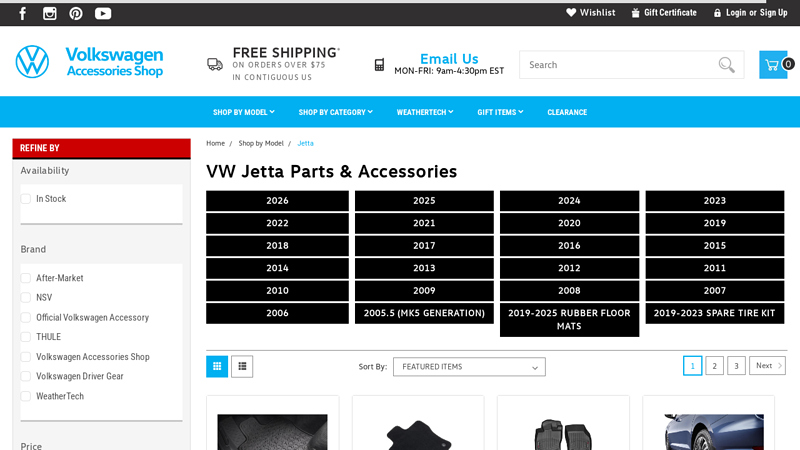 VW Jetta Parts & Accessories vw jetta auto parts