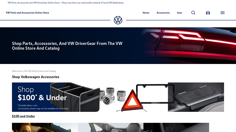 VW Parts, Accessories, and DriverGear vw auto parts