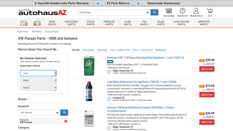 VW Passat Parts auto parts vw passat