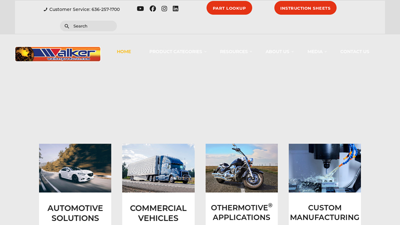 Walker Products OEM and Aftermarket Autoparts Manufacturer walker car parts