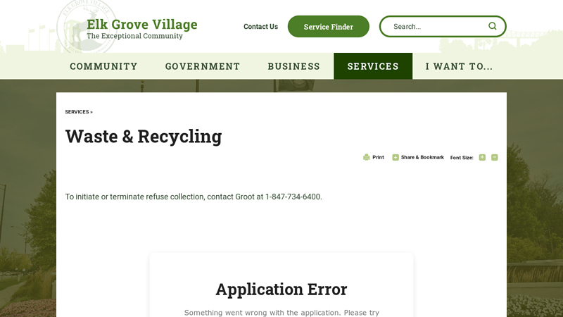 Waste & Recycling oreillys auto parts elk grove