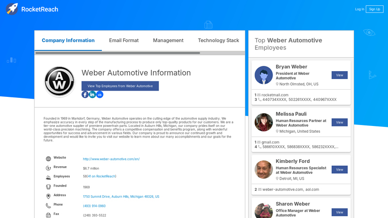Weber Automotive Information weber auto parts