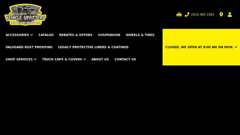 Western Mass Vehicle Upfitters auto parts west springfield ma