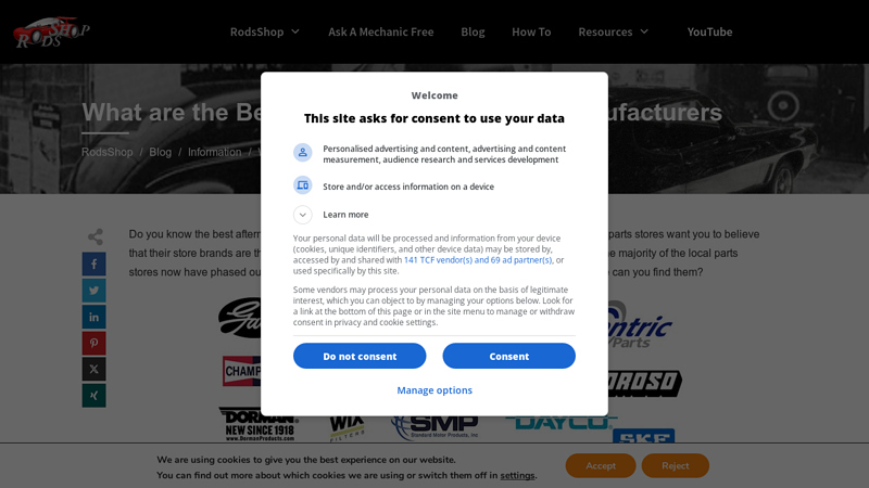 What are the  Aftermarket Car Parts Manufacturers car modification parts