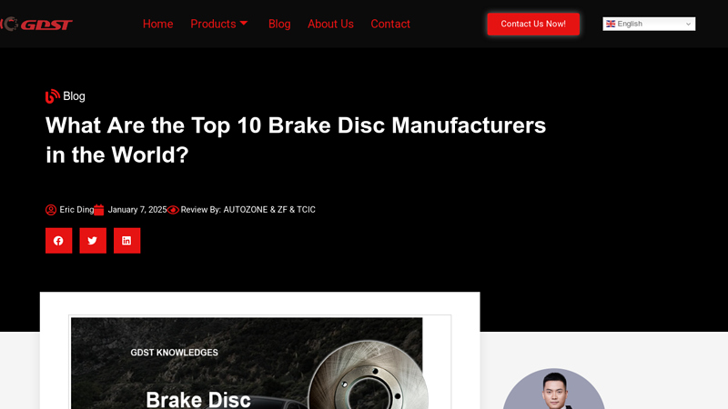 What Are the  Brake Disc Manufacturers in the World? car brake parts