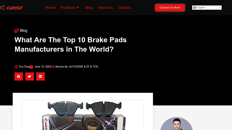 What Are The  Brake Pads Manufacturers in The World? car brakes parts