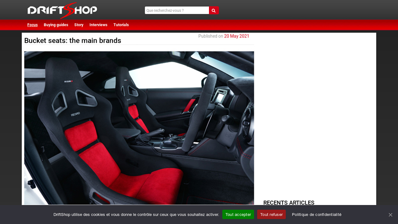 What are the major brands of bucket seats? car seat parts