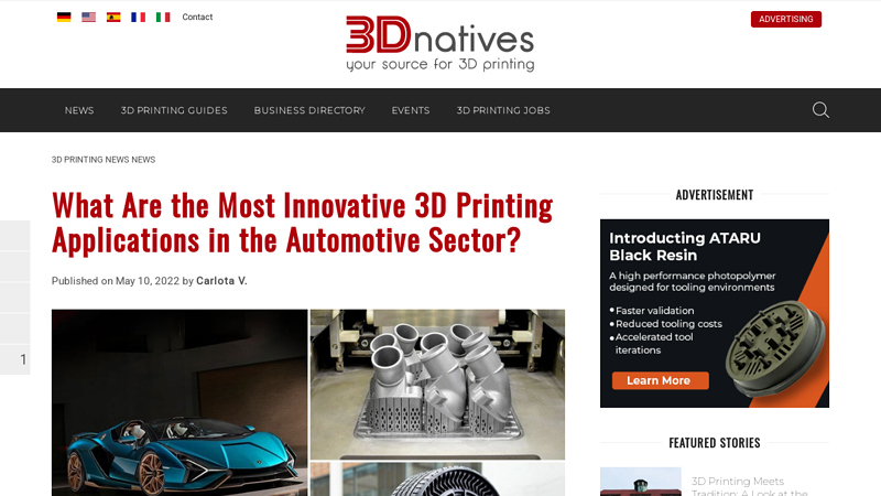 What Are the Most Innovative 3D Printing Applications in ... 3d printing auto parts