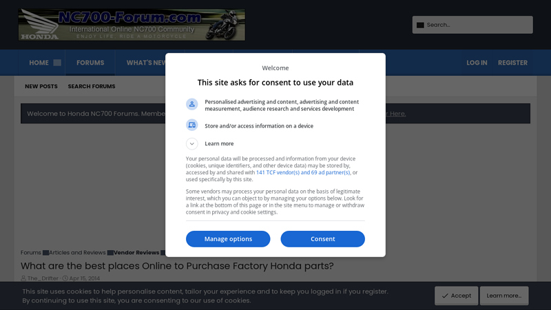 What are the  places Online to Purchase Factory Honda parts? honda quad parts online
