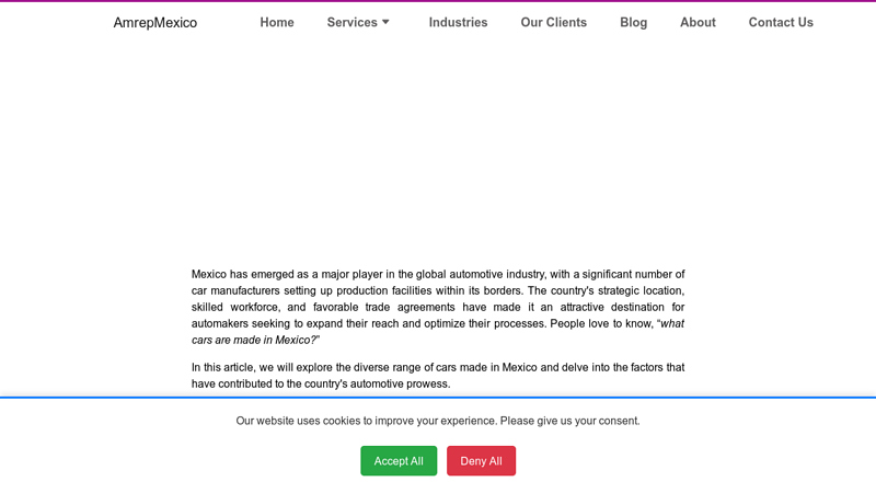 What Cars Are Made In Mexico celaya auto parts