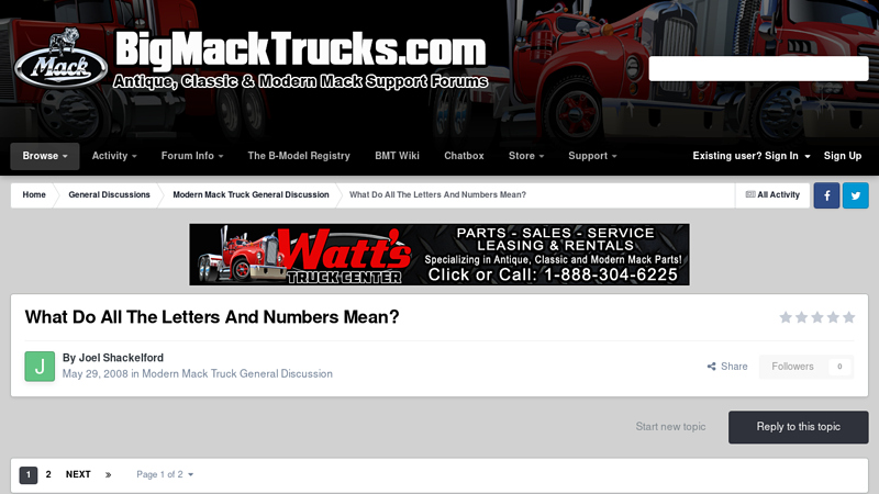 What Do All The Letters And Numbers Mean? mac truck parts