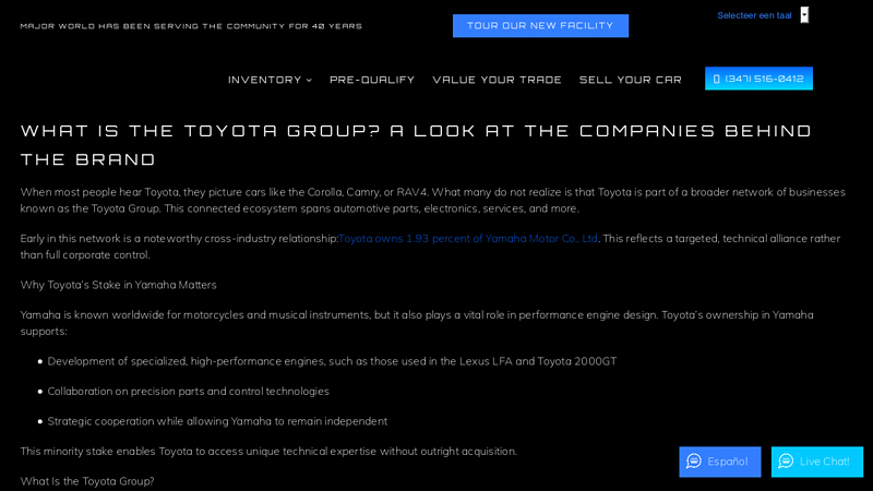 What Is the Toyota Group? A Look at the Companies Behind the Brand toyota brand parts