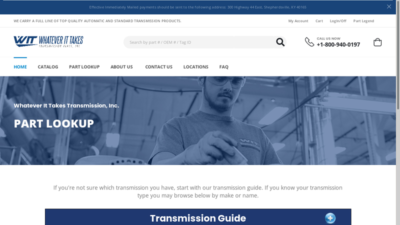 Whatever It Takes ford transmission parts