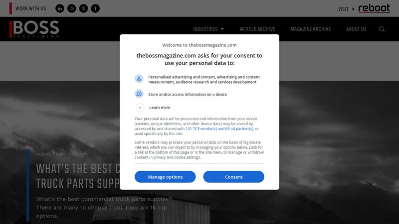 What's the  Commercial Truck Parts Supplier? heavy duty truck parts store