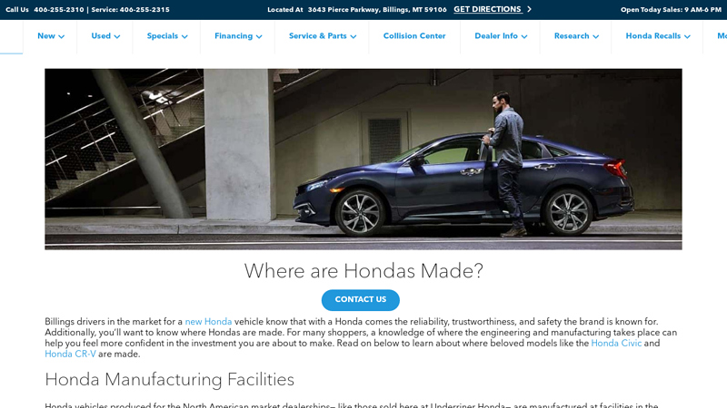 Where Are Honda's Made honda odyssey parts