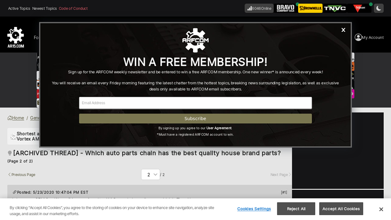 Which auto parts chain has the  quality house brand ... us auto parts online