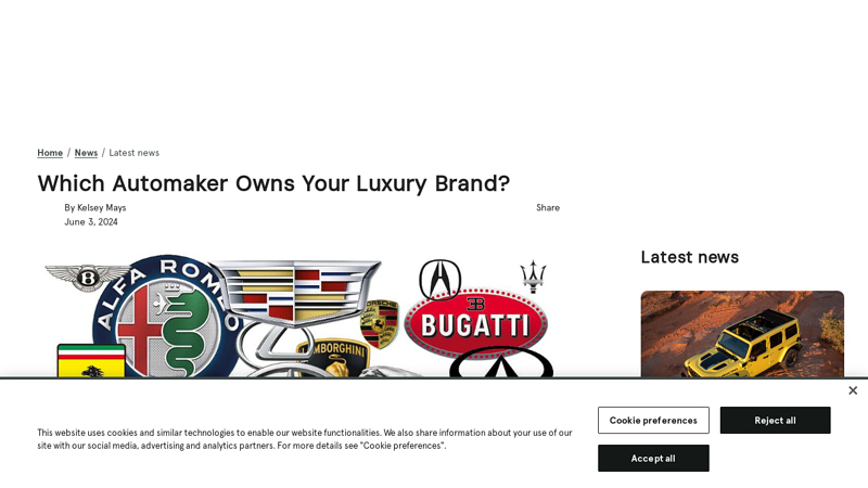 Which Automaker Owns Your Luxury Brand? flagship auto parts