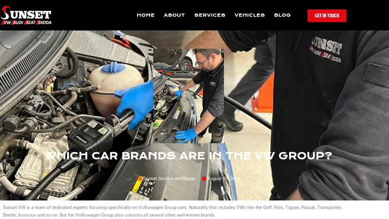 Which car brands are in the VW Group? vw car parts