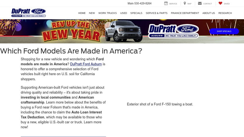 Which Ford Models Are Made in America? auto ford part