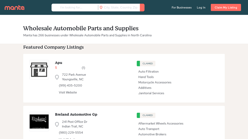 Wholesale Automobile Parts and Supplies car parts fayetteville nc