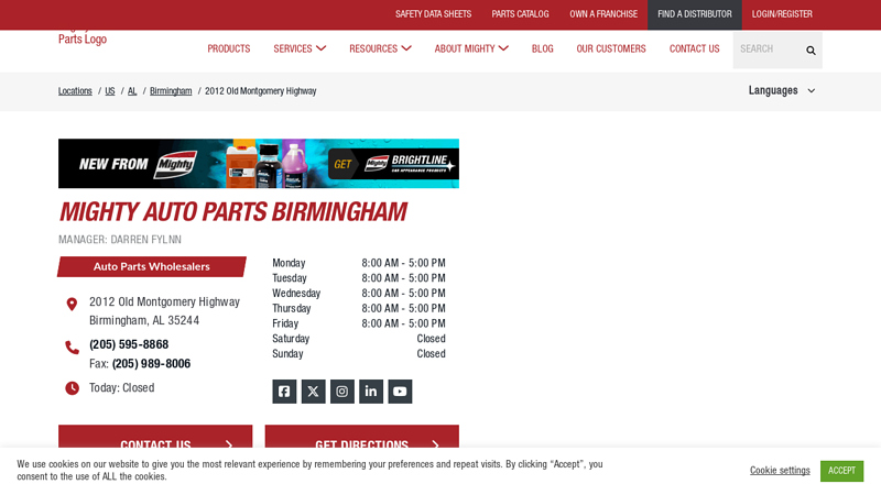 Wholesale Parts Distributor in Birmingham, AL auto parts birmingham al