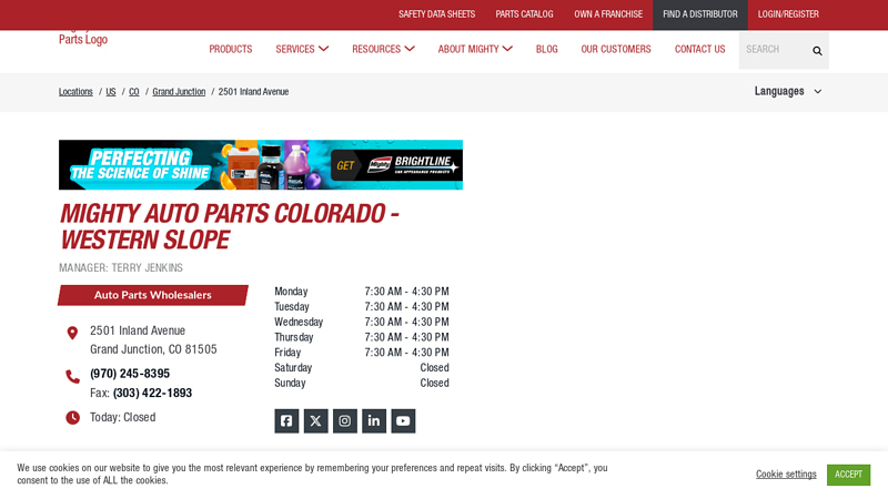 Wholesale Parts Distributor in Grand Junction, CO auto parts in grand junction co