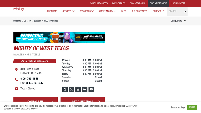 Wholesale Parts Distributor in Lubbock, TX auto parts lubbock texas