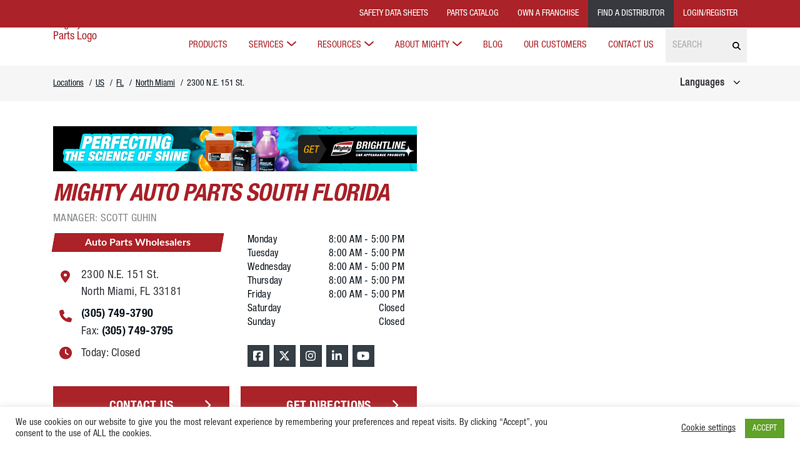 Wholesale Parts Distributor in North Miami, FL car parts miami