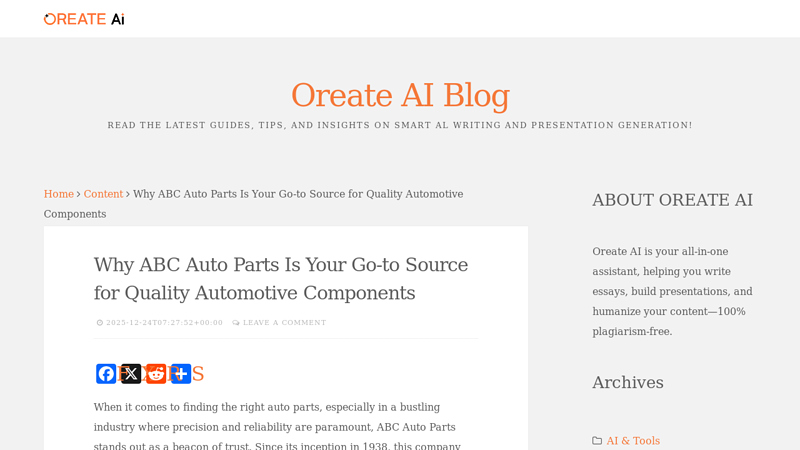 Why ABC Auto Parts Is Your Go abc auto parts