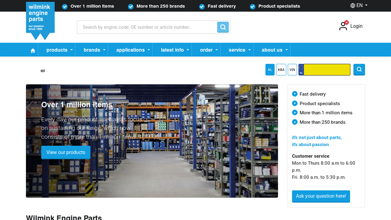 Wilmink Engine Parts car parts fargo