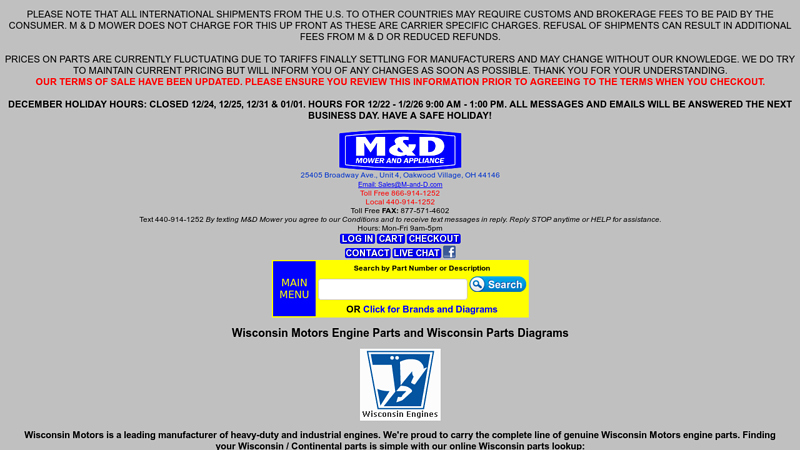 Wisconsin Engine Parts wisconsin motor parts