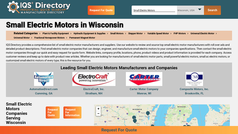Wisconsin Small Electric Motor Manufacturers wisconsin motor parts