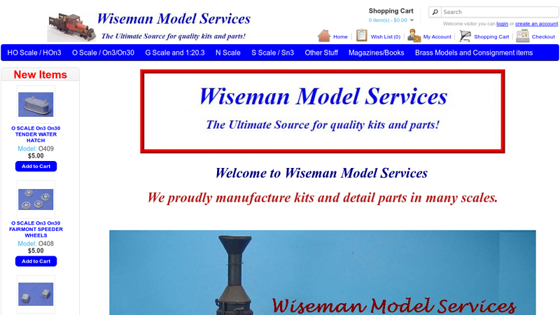 Wiseman Model Services resin model truck parts